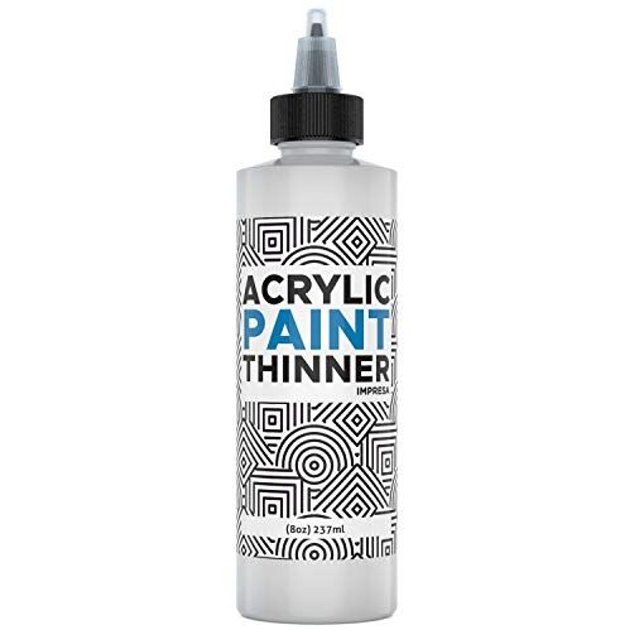 IMPRESA 8oz Acrylic Paint Thinner, Acrylic Paint & Slow Drying Mediums Paint Mixes, Thins Paints Without Losing Slow Drying Qualities, Made in USA
